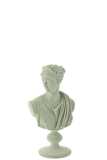 Bust Greek Lady Resin Velvet Mint