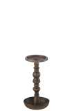 Candle Holder Jere Metal Brown