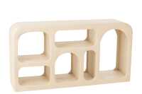 Console Cave Legno Di Mango Beige