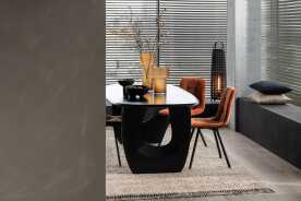 Dining Table Mark Mango Wood Black