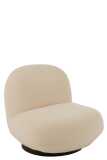 Lounge Chair Snow Poplar Wood/Foam