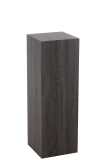 Socle Rectangle Gris Mdf/Placage