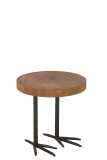 Tabouret Canard Mdf/Fer Naturel