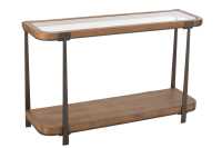 Console Tremi Fir Wood/Glass