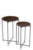 Set De 2 Tables Gigognes Rond