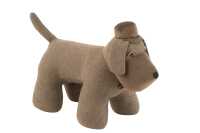 Door Stop Dog Cap Polyester Dark