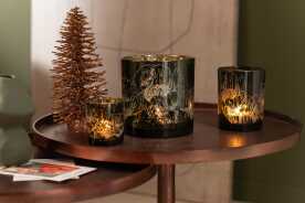 Kerstboom Decoratief Glitter Hout