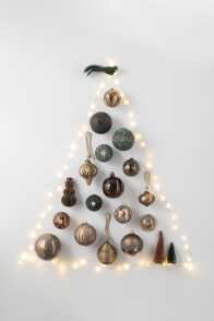 Doos Met 4 Kerstboom Decoratief