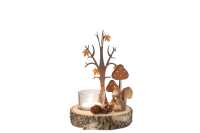 Tealight Holder Squirrel/Tree