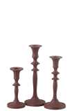 Set Of 3 Candle Holders Classic