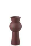 Vase Nala Fer Bordeaux Small