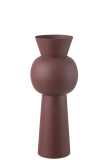 Vase Nala Fer Bordeaux Medium