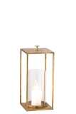 Laterne Nino Eisen/Glas Gold