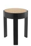 Stool Pune Mango Wood Black