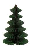 Sapin De Noël Vagues Papier Vert