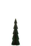 Sapin De Noël Pliable Papier Vert