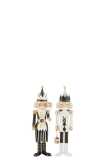 Nutcracker Iron Black/White Small