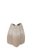 Vase Abstract Tripod Clay Beige