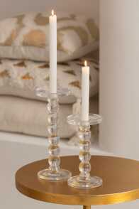 Candle Holder Drops Glass