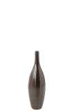 Vase Bottle Terra Shiny Brown