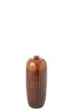 Vase Lee Terra Shiny Brown/Orange