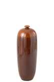 Vase Lee Terra Shiny Brown/Orange