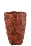 Vaso Akane Ceramica Rosso Large