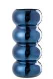 Vase Caterpillar Glass Blue