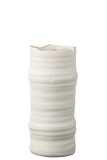 Vase Lines Porcelain White/Gold 