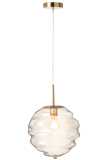 Hanglamp Glas Licht Cognac