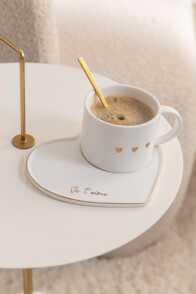 Mug+Saucer+Spoon 3heart Ceramic