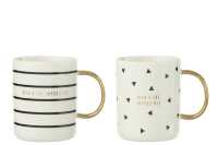 Mug Horizontal Strips/Triangle