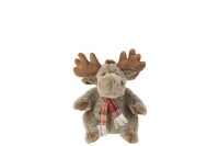 Reindeer+Scarf Plush Polyester