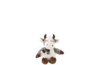 Cow+Scarf Plush Polyester Mix