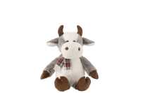 Cow+Scarf Plush Polyester Mix