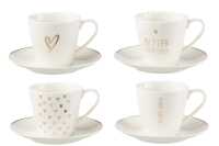 Boite 4 Tasse A The + Sous-Tasse