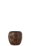 Flowerpot Round Terra Brown/Rust