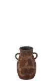 Vase Amphore Terra Brown/Rust