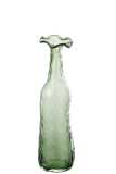 Vase Blooming Glass Green Medium