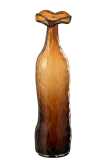 Vase Blooming Glass Brown Large