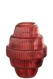 Vase Max Glass Red Large