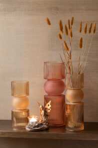 Vase/Candle Holder Candy Glass