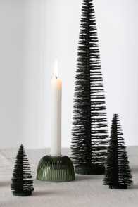 Chandelier Canele Verre Vert