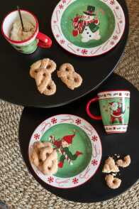 Assiette Rond Xmas Dolomie Mix