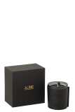 Vela Perfumada Cuero Negro -40