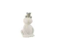 Grenouille Couronne Porcelaine