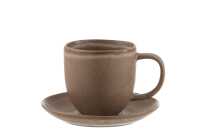 Tazza + Piattino Louise Ceramica