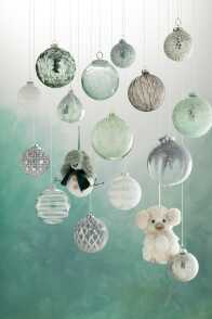 Doos Van 6 Kerstbal Glas