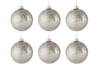 Doos Van 6 Kerstbal Glas