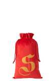 Sac Noel S Velours Rouge Medium